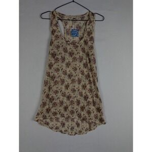 NWT $48 Free People Intimately Tunic Top Floral S Tank Boho Colorful